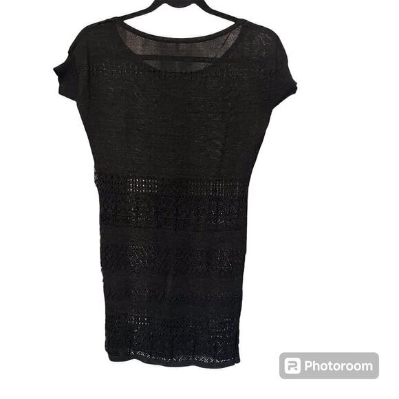 Armani Exchange Women's Lace Mini Black Dress Size XS - Picture 2 of 7